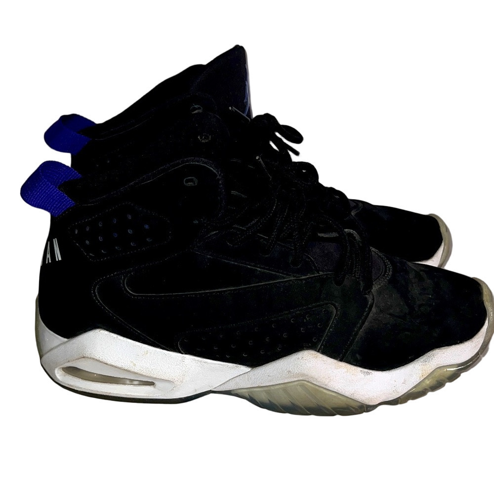 Nike Air Jordan Lift Off, Black and Blue Athletic Sneakers, Size 7.5